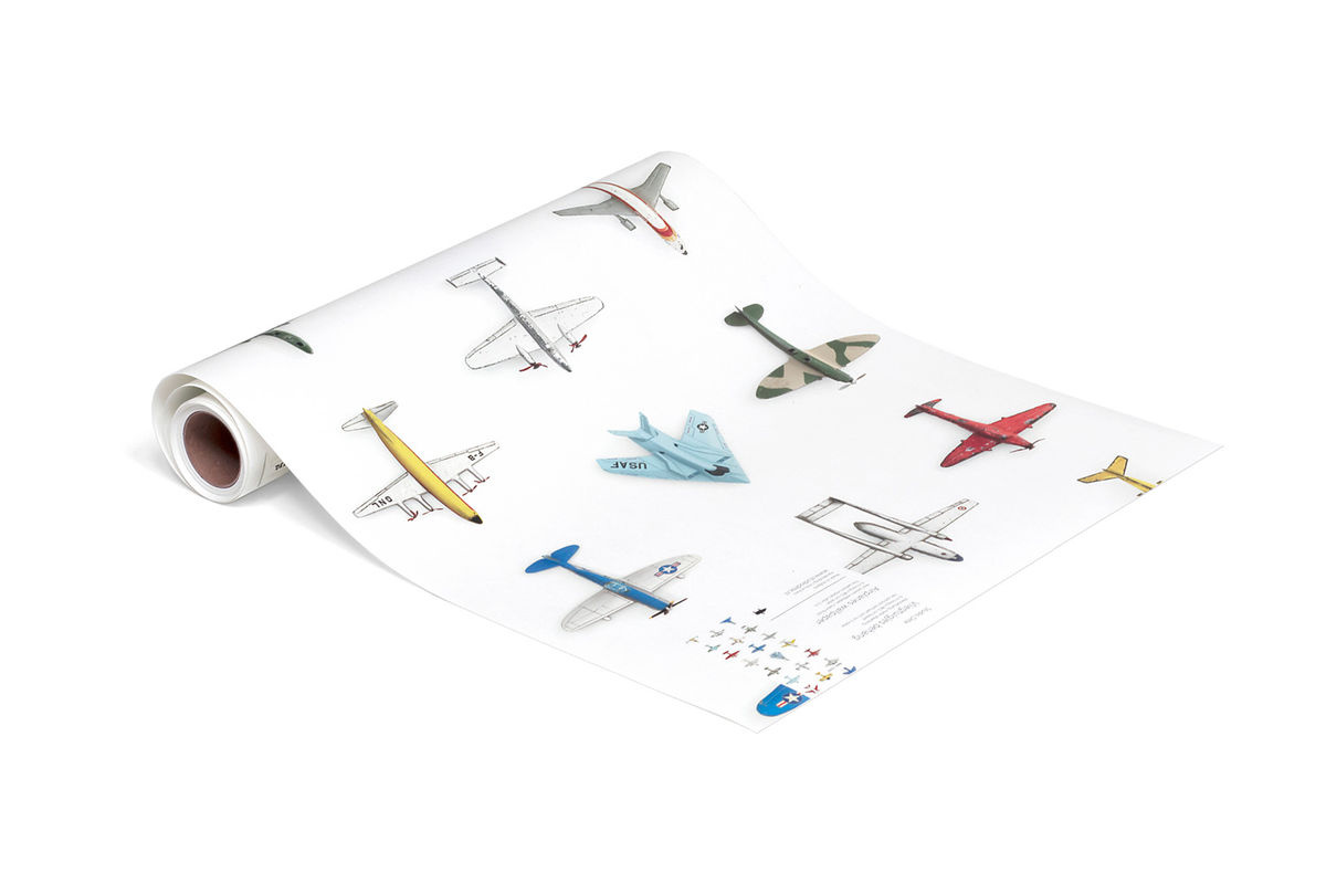 Studio Ditte Tapete Airplanes in Multicolour mit Vintage-Motiv für das Kinderzimmer - Bild 3