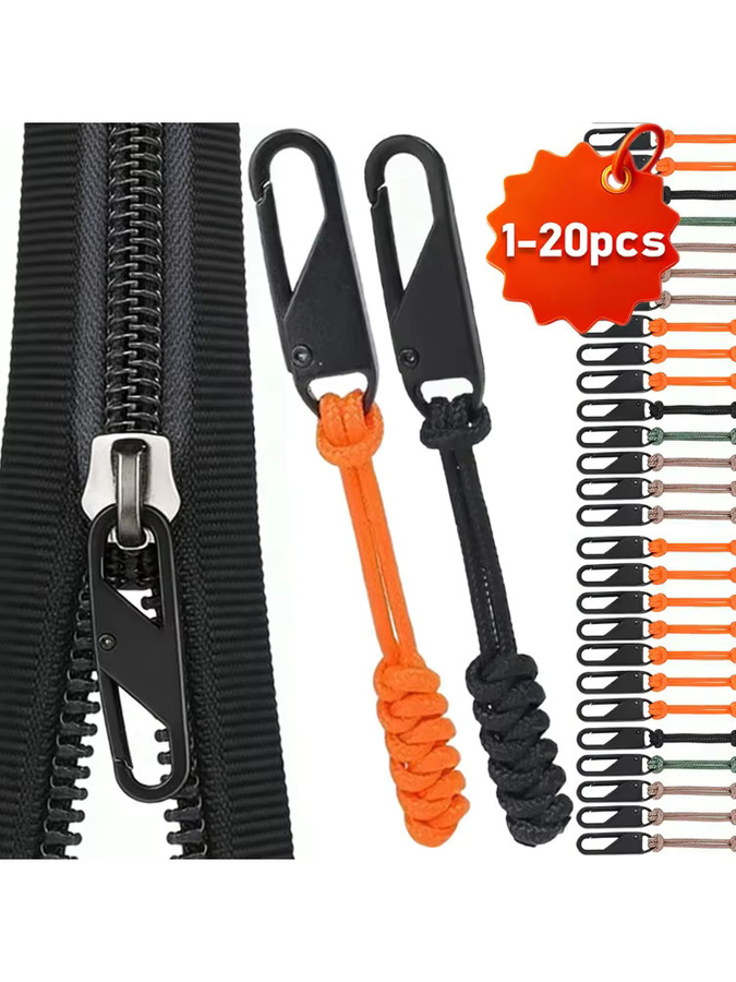 Bunte Tragbare Zipper Pulls aus Metall für Rucksack und Kleidung als DIY Nähzubehör, Mehrfarbig - Bild 6