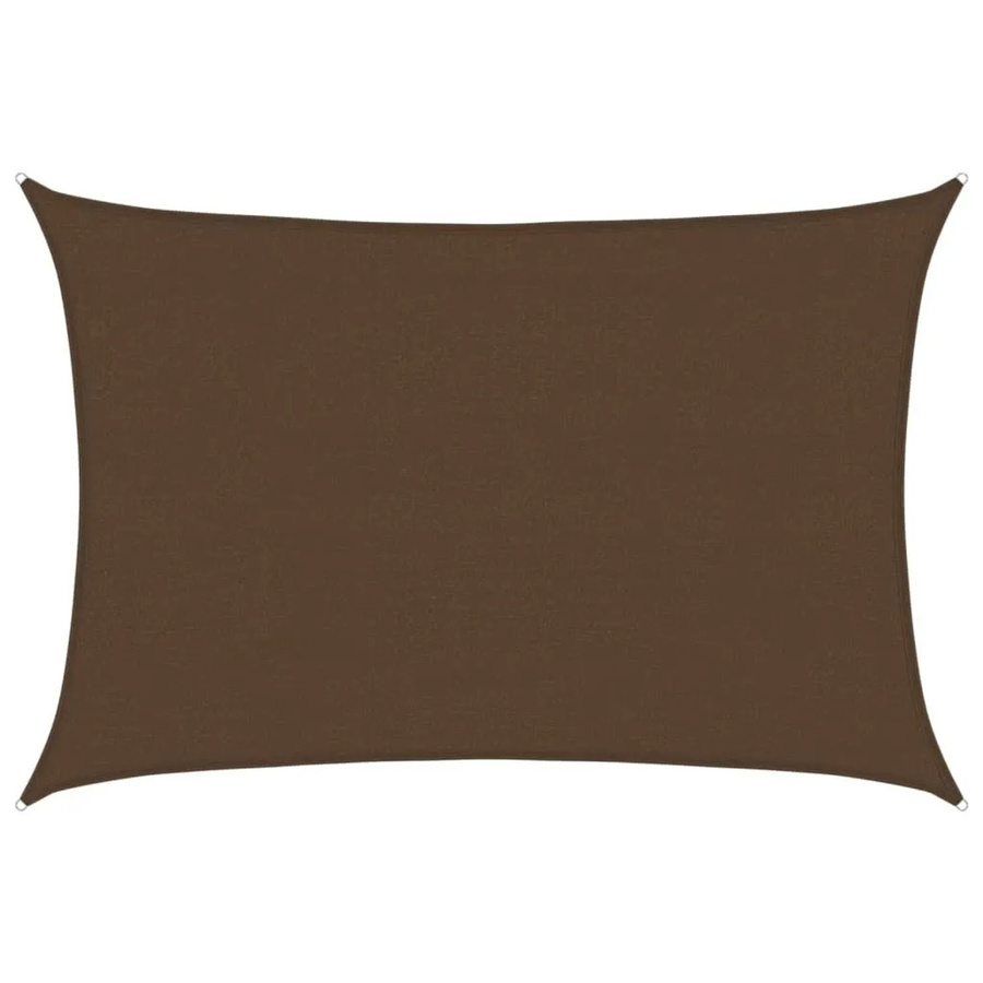 Sonnensegel Furnicato aus HDPE in Braun, Rechteckig, B x T: 6 x 4 m - Bild 2