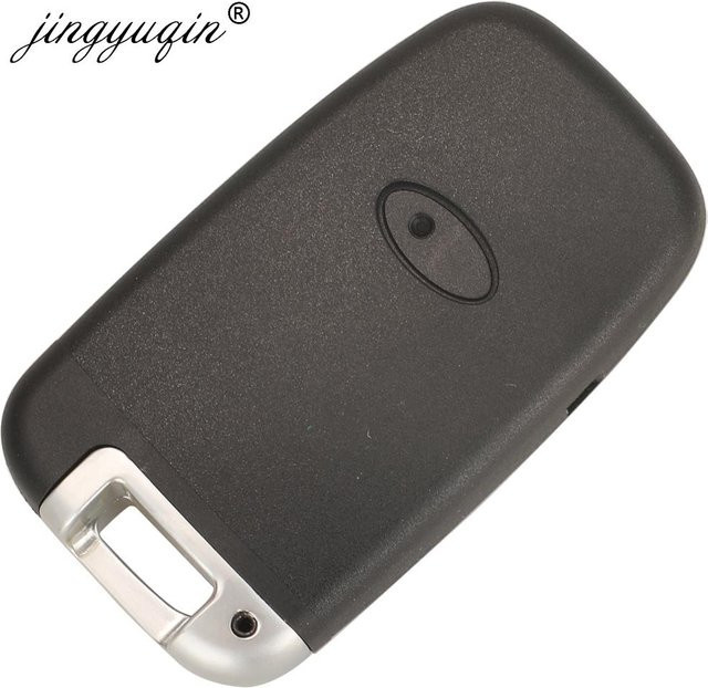Jingyuqin Smart Key Auto Fernbedienung 433 MHz in Schwarz für Hyundai Tucson IX35 Accent Veloster Sonata Solaris SantaFe Verna I45 I30 SVI-MDFEU03 - Bild 1