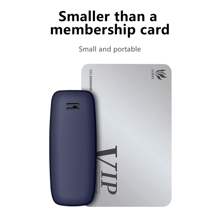 SERVO Mini-Handy mit Tasten in Weiß mit Bluetooth, Dual-SIM und Kamera als kompaktes Taschentelefon für Sport und unterwegs - Bild 2
