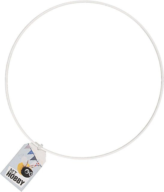 Rico Design Metallring in Offwhite glänzend mit einem Durchmesser von 25 cm - Bild 1