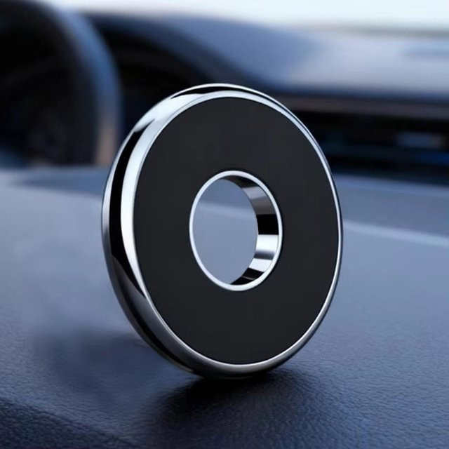 VORTNGLE Mini Magnetische Auto-Handyhalterung mit 360-Grad-Drehhalterung für Smartphones in Schwarz oder Silber - Bild 1