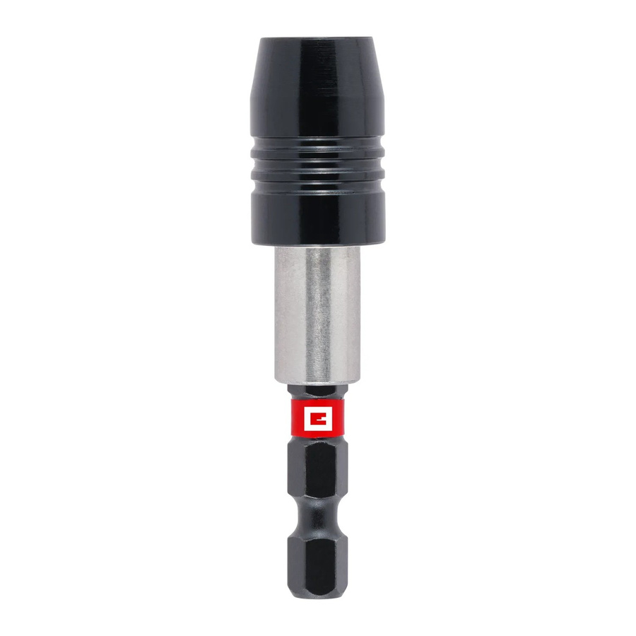 Einhell Impact-Schnellwechselbithalter aus Edelstahl in Schwarz mit 1/4 Zoll E 6.3 Schaft und 65 mm Länge - Bild 2