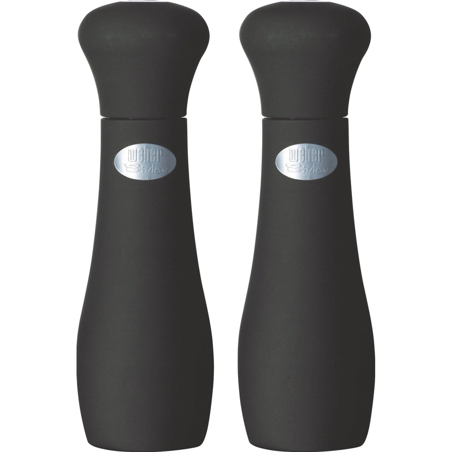 Weber Style Salz- und Pfeffermühle in Schwarz mit Keramikmahlwerk, Höhe: 19 cm - Bild 2