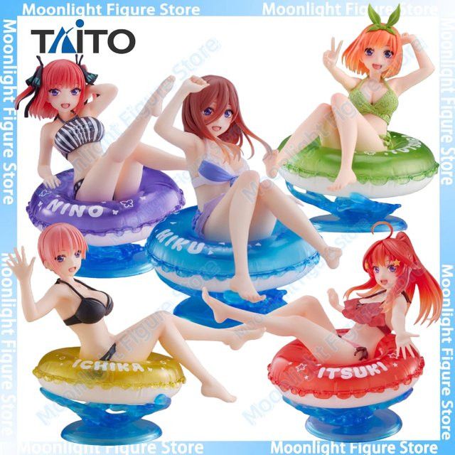 TAITO Anime Action Figur Nakano Ichika Nino Yotsuba Itsuki Schwimmring Desktop Modell Multicolor - Bild 1