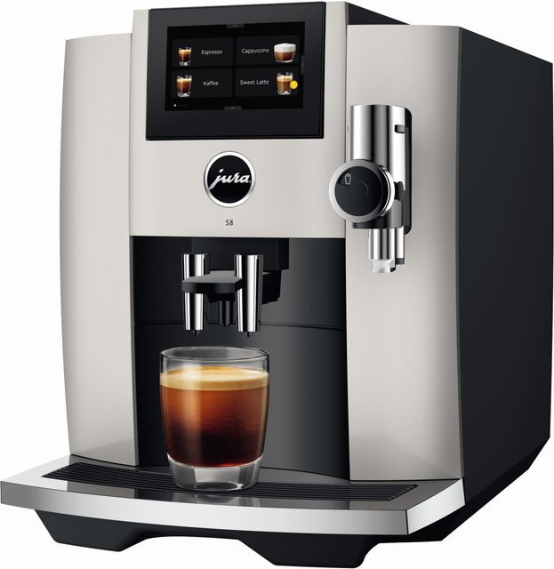 Jura S8 Kaffeevollautomat in Platin Silver - Bild 1