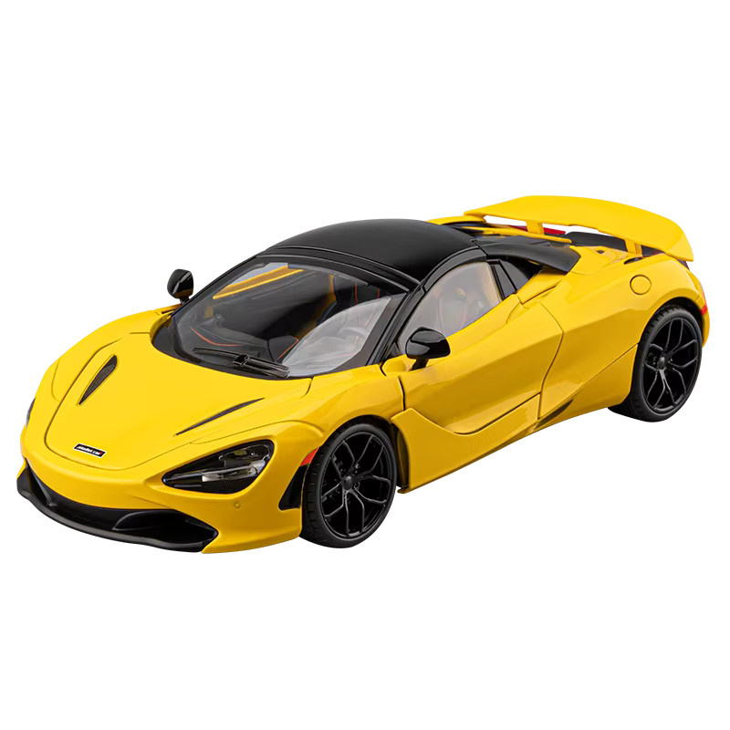 RMZ city 720S Legierungsautomodell, Cabrio Sportwagen, 1:18, Gelb - Bild 4
