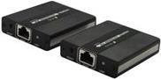 Techly HDMI Extender IDATA-EXT-E71 über Cat.5e/6 bis 120m in Schwarz - Bild 1