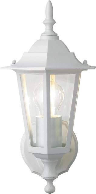 Außenwandleuchte Molinella in Weiß mit Glas für Garten und Außenbereich - Bild 1