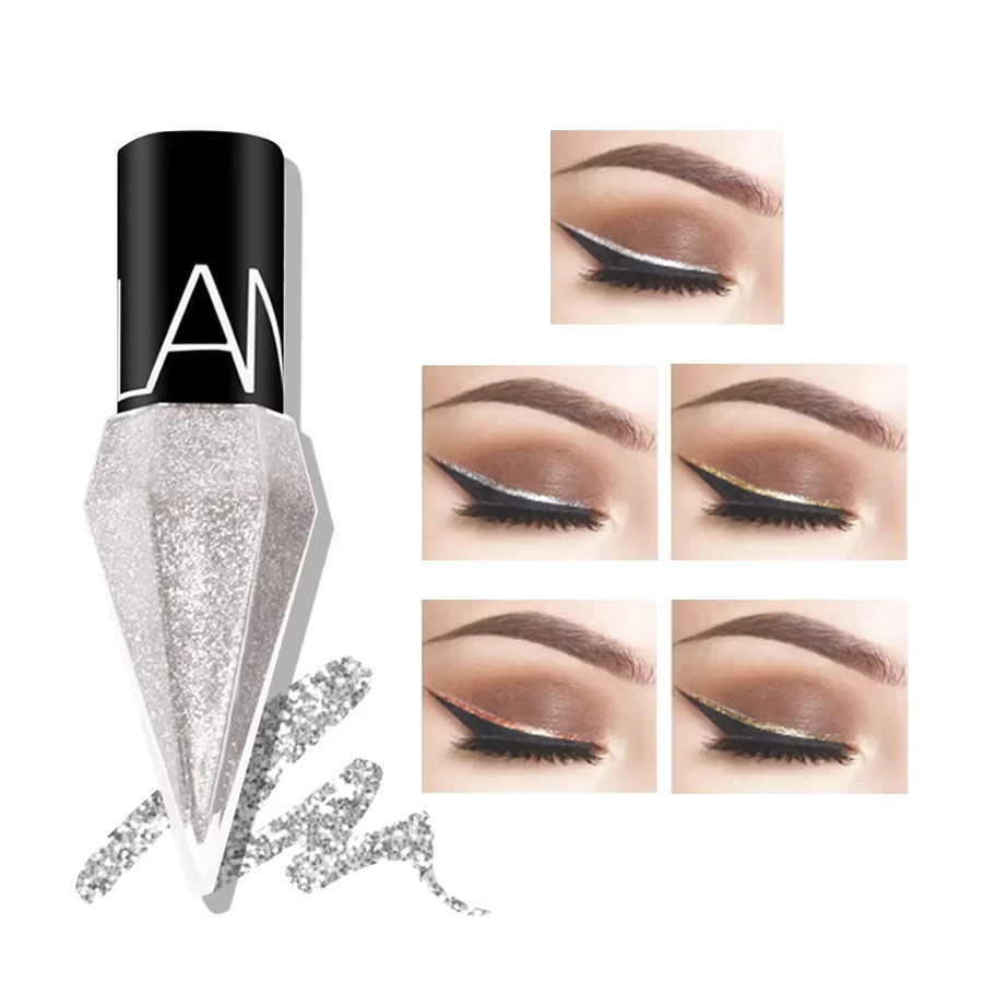 CNDK Flüssiger Glitzer-Lidschatten, Silber, Roségold, Shiny Gold, Damen - Bild 2