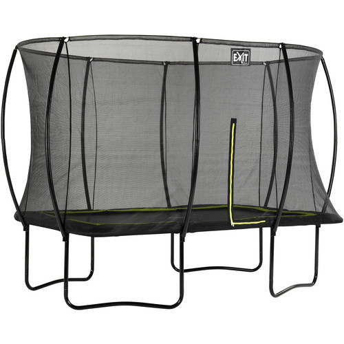 EXIT Toys Silhouette Rechteckiges Trampolin mit Sicherheitsnetz in Schwarz, B/T/H: 305 x 214 cm, max. Belastung 120 kg - Bild 2