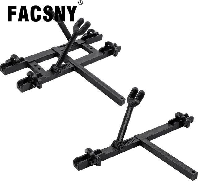 FACSNY RC Simulations-3D-Fahrradträgerhalterung, 1:10, Zubehör, Schwarz - Bild 1