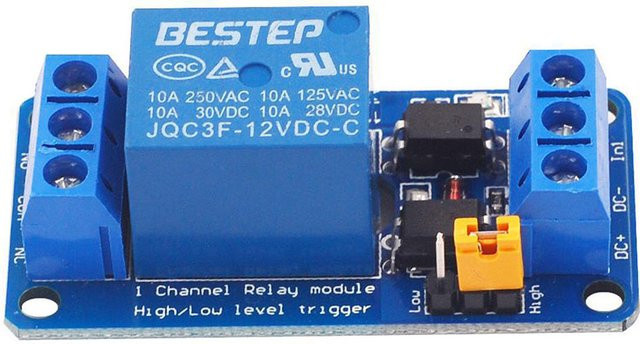 1-Kanal Dual-Optokoppler Isoliertes Trigger-Relaismodul für hohe und niedrige Pegel in Blau - Bild 1