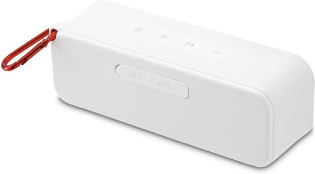 Hama Bluetooth Lautsprecher PowerBrick 2.0 in Weiß mit 8 W Leistung und IPX4 Spritzwasserschutz - Bild 1