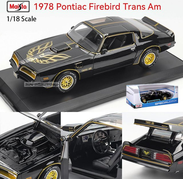 Maisto 1978 Pontiac Firebird Trans Am Sport Coupe, Legierungsmodell, 1:18 - Bild 1