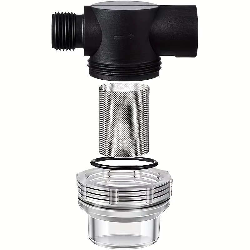 AGASHE Rotationsrohrfilter aus Edelstahl mit 60 Mesh für Wasserturm-Wasserpumpen und RV, 1/2 Zoll RO - Bild 5