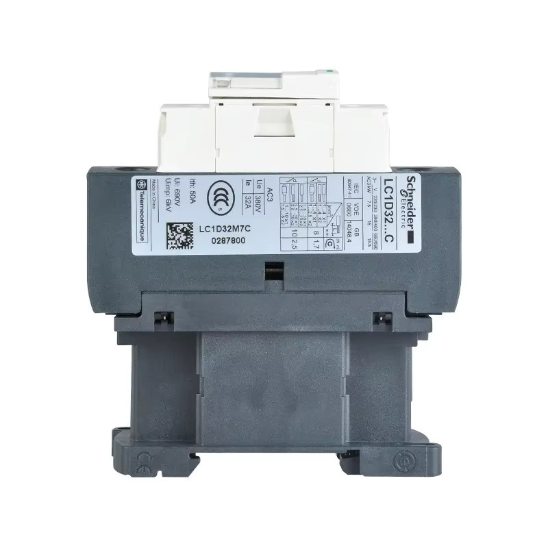 Schneider Electric AC Dreipoliger Schütz Schwarz LC1D Serie - Bild 2