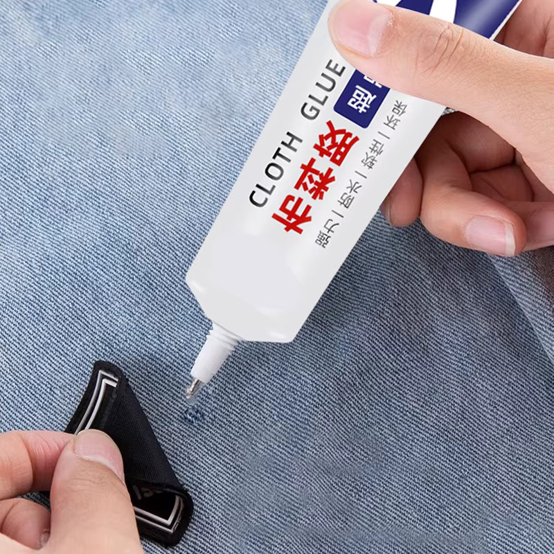 Schnell trocknender Stoffkleber in Transparent für DIY-Projekte, Basteln und Leder, wasserfester Faserkleber - Bild 2