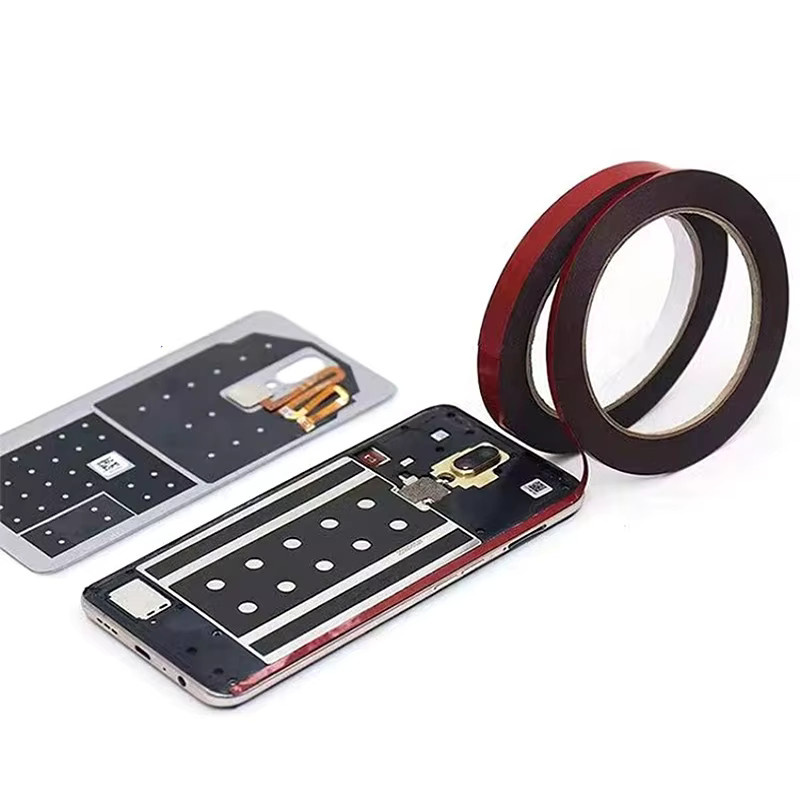 Schwarz 10m Doppelseitiges Handy Reparatur Klebeband für Touch Screen LCD Panel mit 3mm Schaumklebestreifen - Bild 2