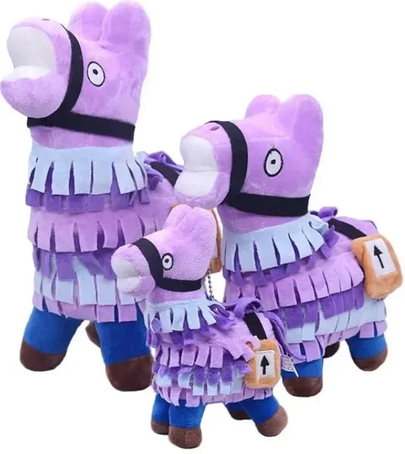 Fortnite Spiel Stash Lama Pinatas, Plüschtier, Regenbogen, 25 cm - Bild 1