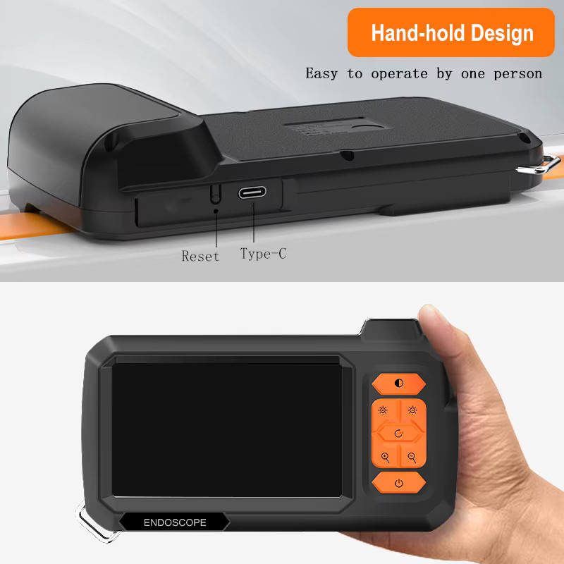 BUMBORN Endoskop mit 4,3 Zoll Bildschirm, 1080P HD Inspektionskamera mit 8 mm Kamera, IP67 wasserdicht, 2 bis 100 m abnehmbares Kabel für Rohrleitungen - Bild 4