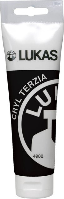 Lukas Cryl Terzia Acrylfarbe Studien-Qualität Schwarz 125 ml - Bild 1