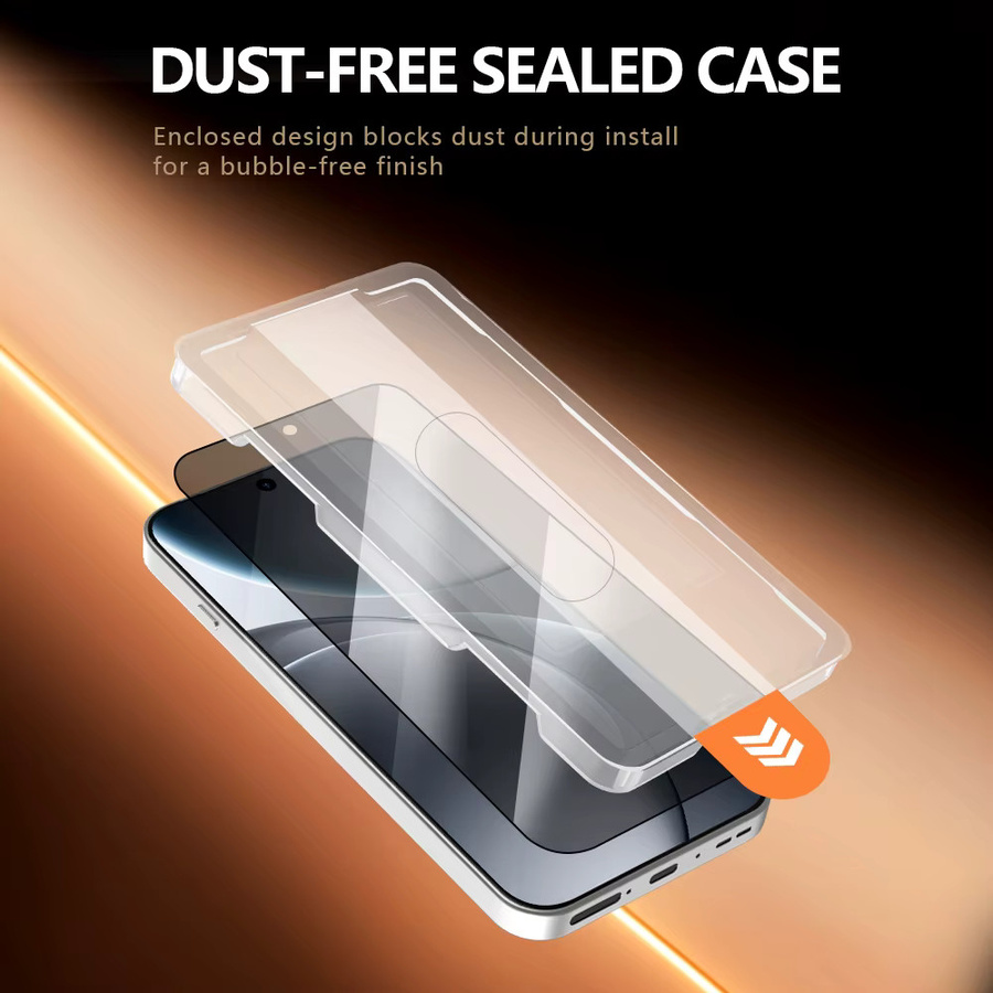 LeReach CF Privacy Panzerglas Anti-Spy Displayschutzfolie für Oppo Find X9 Pro und Oppo Find X9 Ultra in Transparent - Bild 3