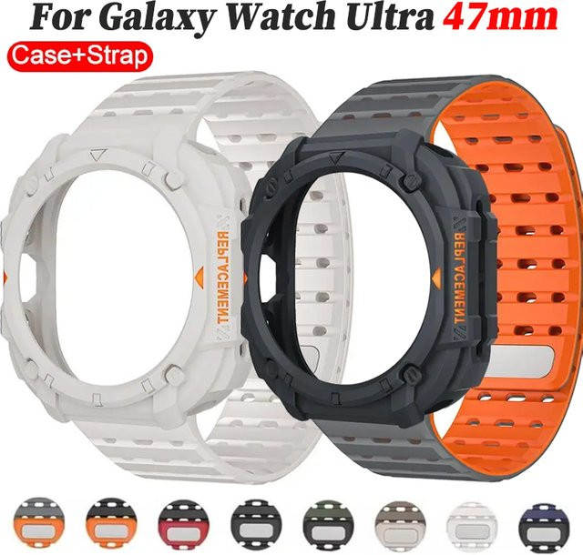 CHIICSMART Uhrenarmband Silikon, Samsung Galaxy Watch Ultra 47mm - Bild 1