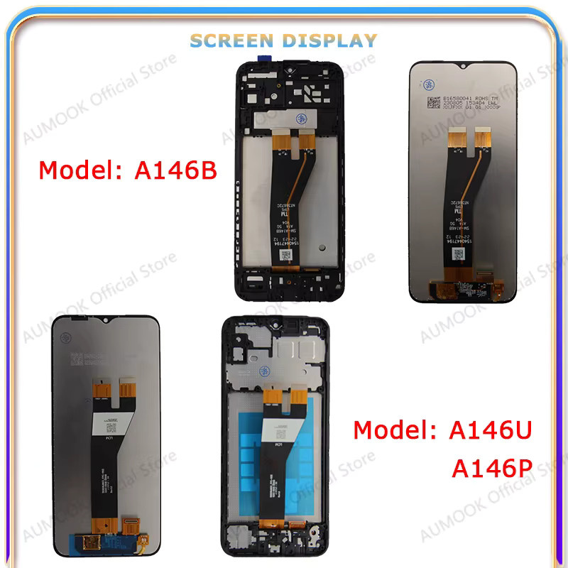 Samsung Galaxy A14 4G 5G LCD Display mit Touchscreen Digitizer Montage Panel in Schwarz - Bild 4
