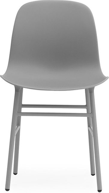 Normann Copenhagen Form Stuhl mit Metallgestell in Grau - Bild 1