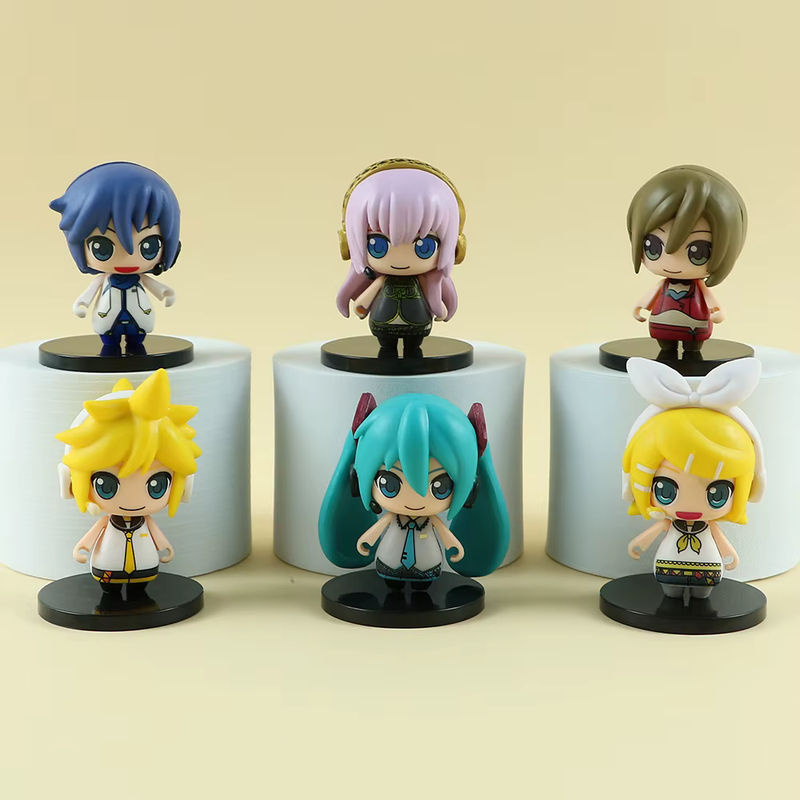 Bandai Anime Hatsune Miku KAITO Rin Len Luka Q Version Figur, 1-teiliges Set - Bild 2