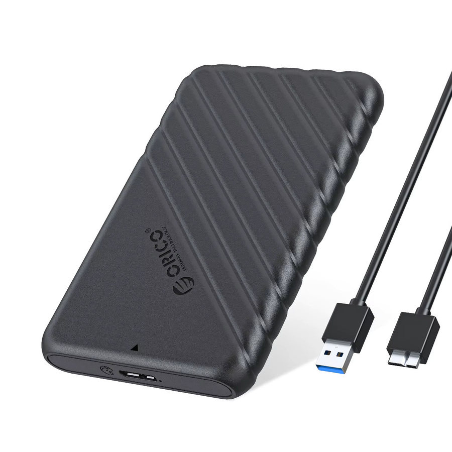 ORICO Externes 2,5 Zoll USB 3.1 Gen 1 zu SATA III Festplattengehäuse für SSD und HDD, Schwarz, Werkzeuglos mit UASP Unterstützung - Bild 7