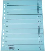 Soennecken Trennblatt oeco A4 in Blau und Schwarz, 100 Stück - Bild 1