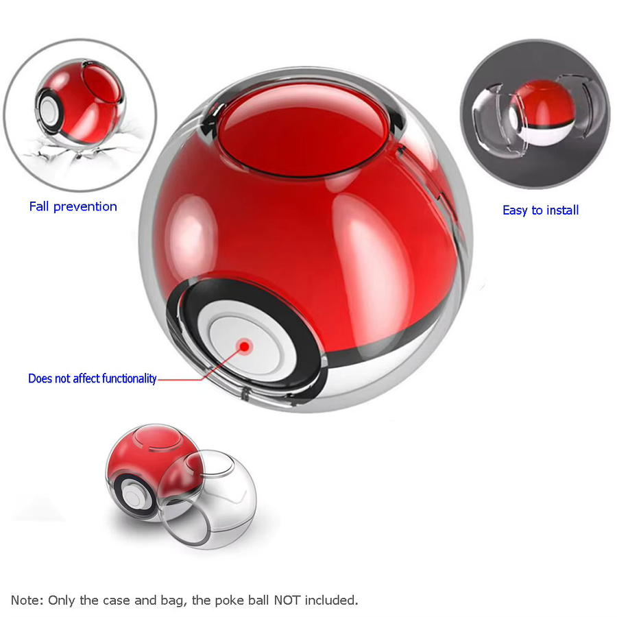 Transparente stoßfeste Schutzhülle aus PC-Kristall für Nintendo Switch Poke Ball Plus - Bild 2