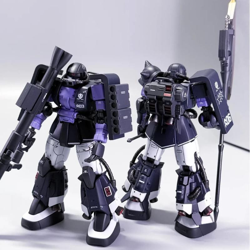 Yiran toy 1 Zaku HG 1/144 Schwarzer Bausatz Actionfiguren - Bild 2