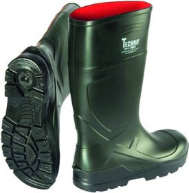 Techno Boots Sicherheitsschuhe Stiefel 35334 VOSSO S5 aus Polyurethan in Grün, Größe 41 - Bild 1