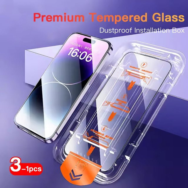 Gehärtetes Glas Display Schutz für Xiaomi Poco F7 Pro M7 5G X7 Pro F6 Pro F6 M6 Pro X6 Pro F5 Pro X4 Pro M4 X3 NFC C75, transparent - Bild 1