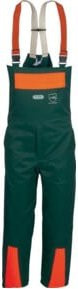 WATEX Schnittschutzlatzhose FJ Des.A, Cl.1 in Grün/Orange, Größe 48 nach EN ISO 11393-2:2019 - Bild 1