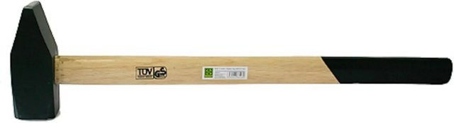 PROREGAL Vorschlaghammer mit Holzgriff und geschmiedetem Stahlkopf, 8,0 kg - Bild 1