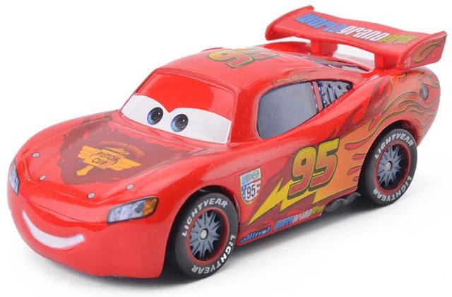Pixar Disney Cars Lightning Mcqueen, Spielzeugauto, Grau, ab 4 Jahren - Bild 1