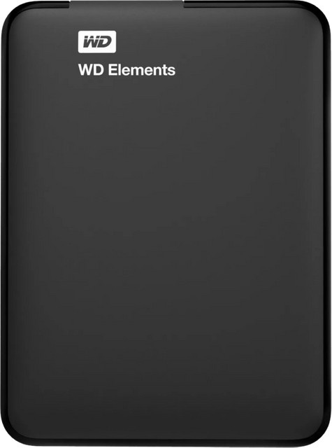 Western Digital Elements Portable Externe Festplatte 1 TB HDD Schwarz USB 3.0 2.5 Zoll - Bild 1