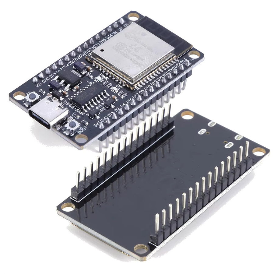 ESP-WROOM-32 ESP32-S Entwicklungsboard mit Bluetooth und WiFi, USB-C Anschluss, Schwarz - Bild 3