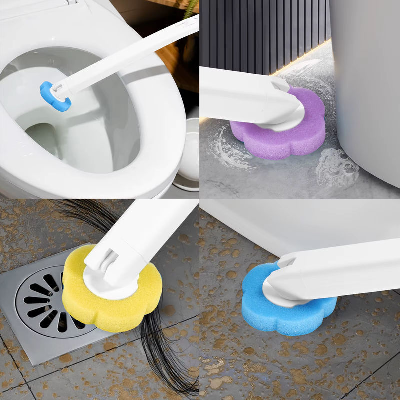 Willstar WC-Bürsten-Set mit Einweg-Ersatzköpfen und langem Griff für die Badreinigung, 36 Stück - Bild 6