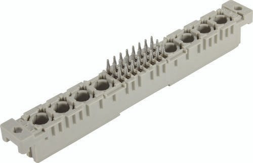 Harting Federleiste 09032242830 aus Messing in Grau mit 3 Reihen - Bild 1
