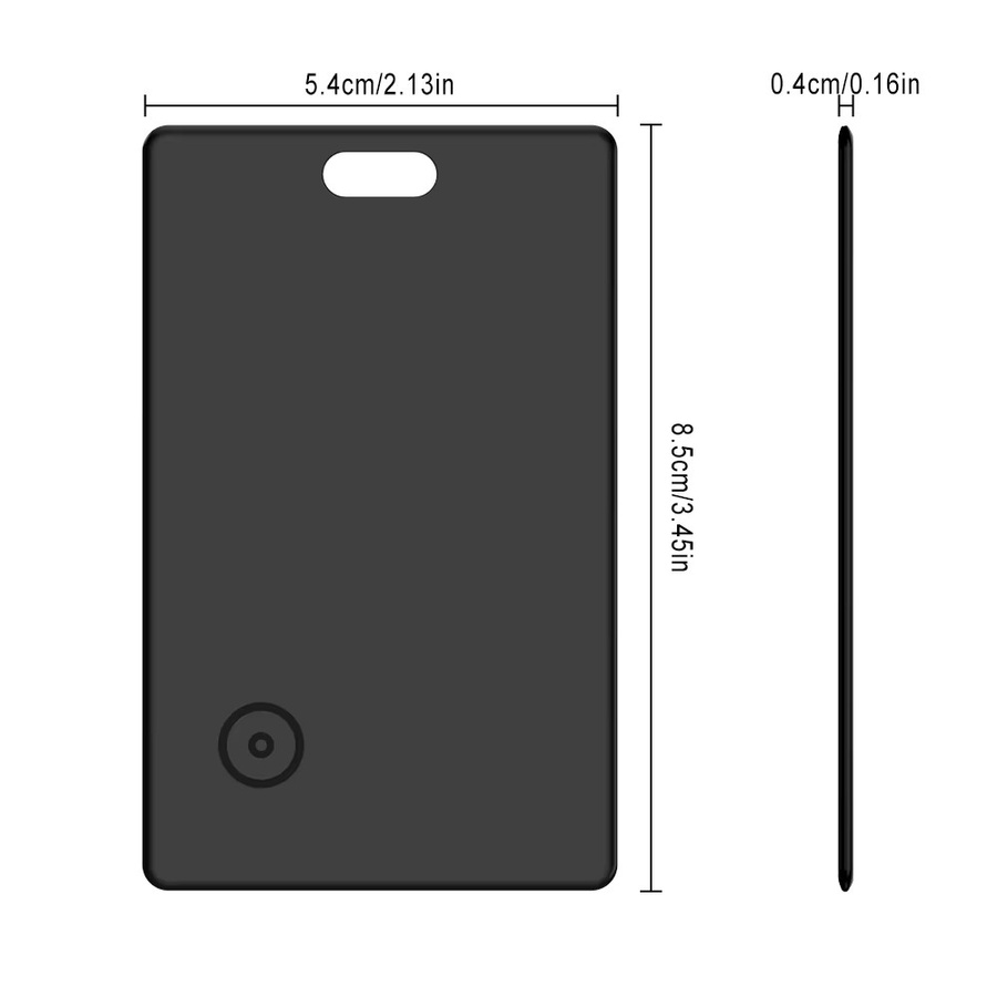 Apple Smart Tag Geldbörsen-Tracker zur Standortverfolgung mit GPS-Ortung für iPhone, Schwarz - Bild 3