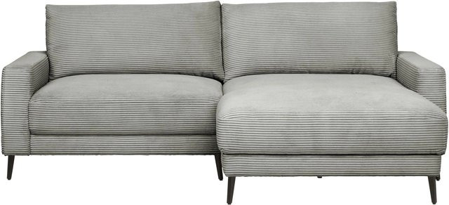 Mömax Wohnlandschaft Cora in Grau, moderne L-Form mit Polsterung und Metallgestell, Breite: 223 cm, Tiefe: 161 cm, Höhe: 86 cm - Bild 1