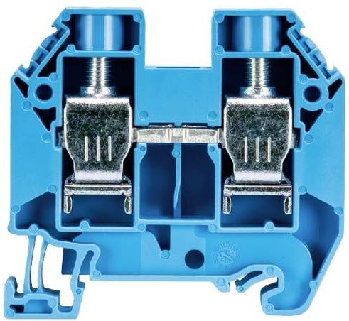 Wieland Electric 58.516.0055.6 Durchgangsklemme Schrauben Blau 50 Stück - Bild 1
