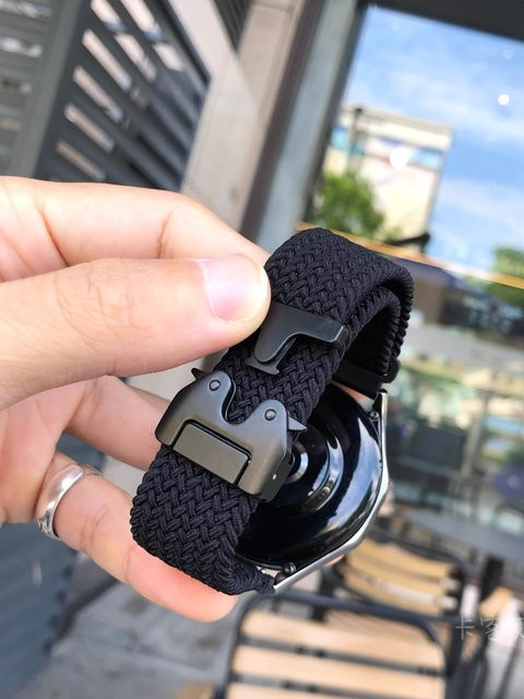 Uhrenarmband Textil/NATO, Schwarz, Unisex - Bild 1
