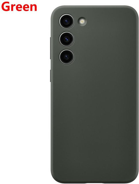 Samsung Original Flüssigsilikon Hülle für Samsung Galaxy S23 und S23 Plus in Grün - Bild 1